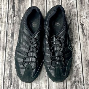 Sketcher Black Leather Work Shoes